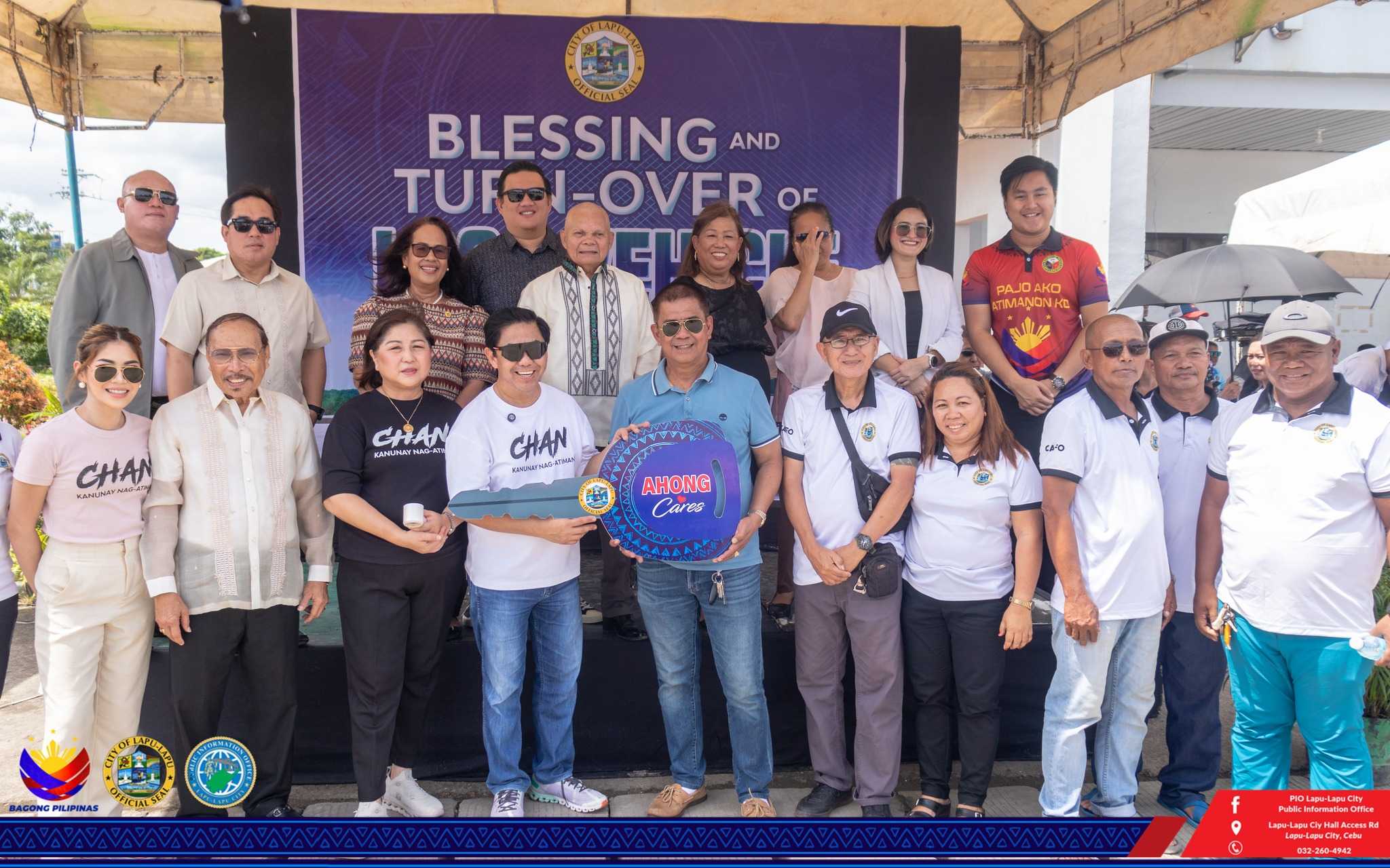 Image Posted for Mayor Chan and Lapu-Lapu City Lone District Congresswoman Cindi Chan led the turnover and blessing ceremony for the 15 units of L300 vans.