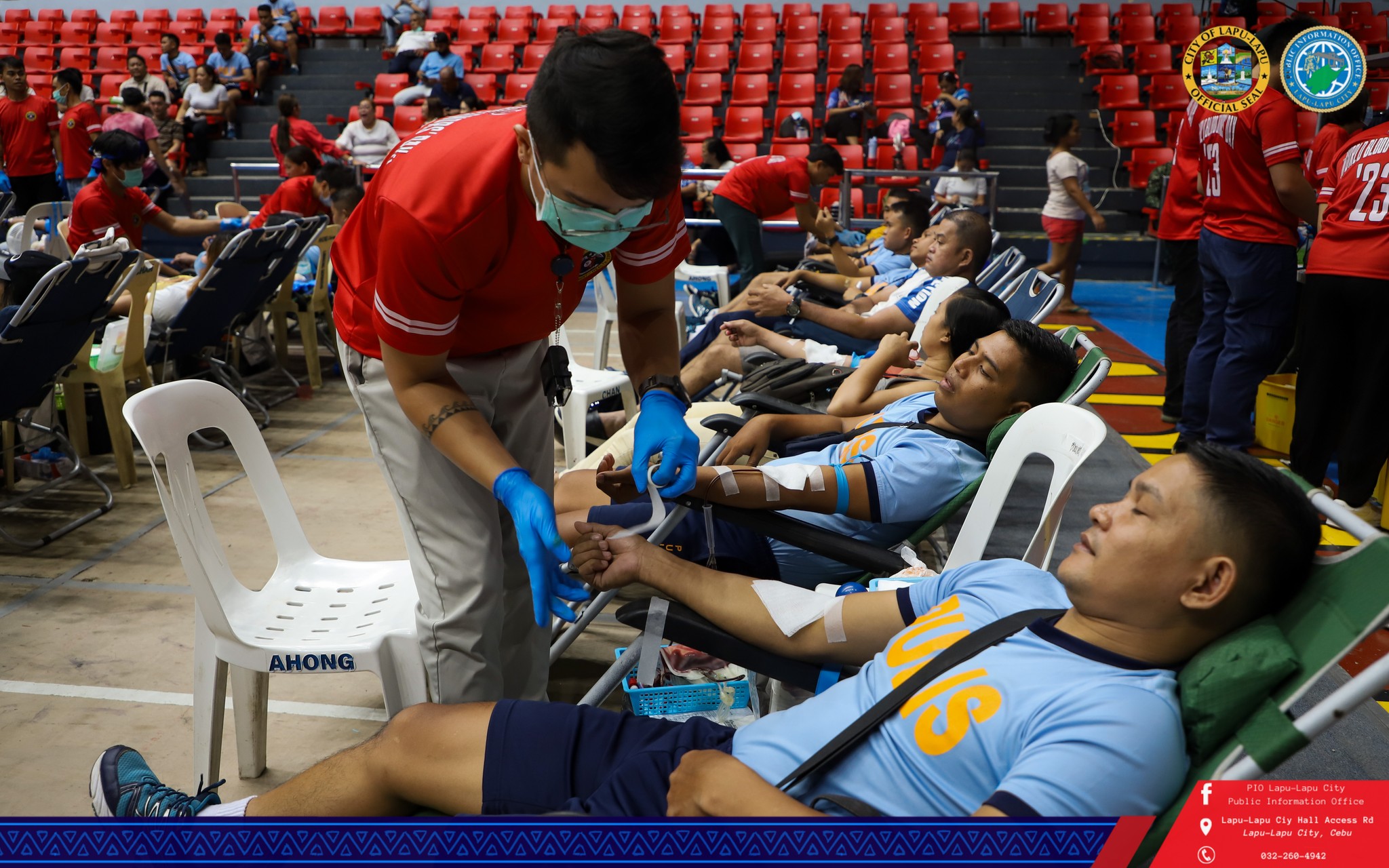 Image Posted for World Blood Donor Day 2023 event organized by the Lapu-Lapu City Government